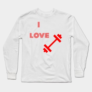 I love barbell Long Sleeve T-Shirt